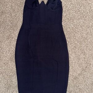 Elegant navy blue Dress